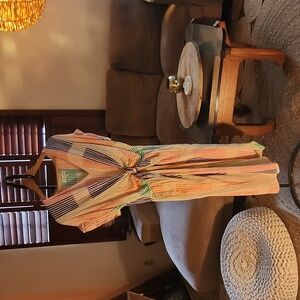 Vintage tie front dress
